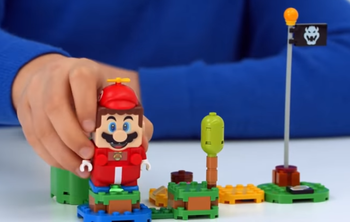 Shoot Fireballs Climb Trees With Lego Super Mario Power Ups Liftoff